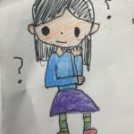 悩む人
